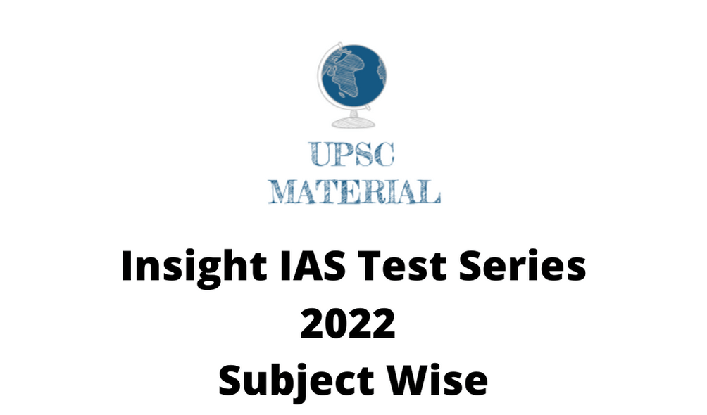 insight ias test series