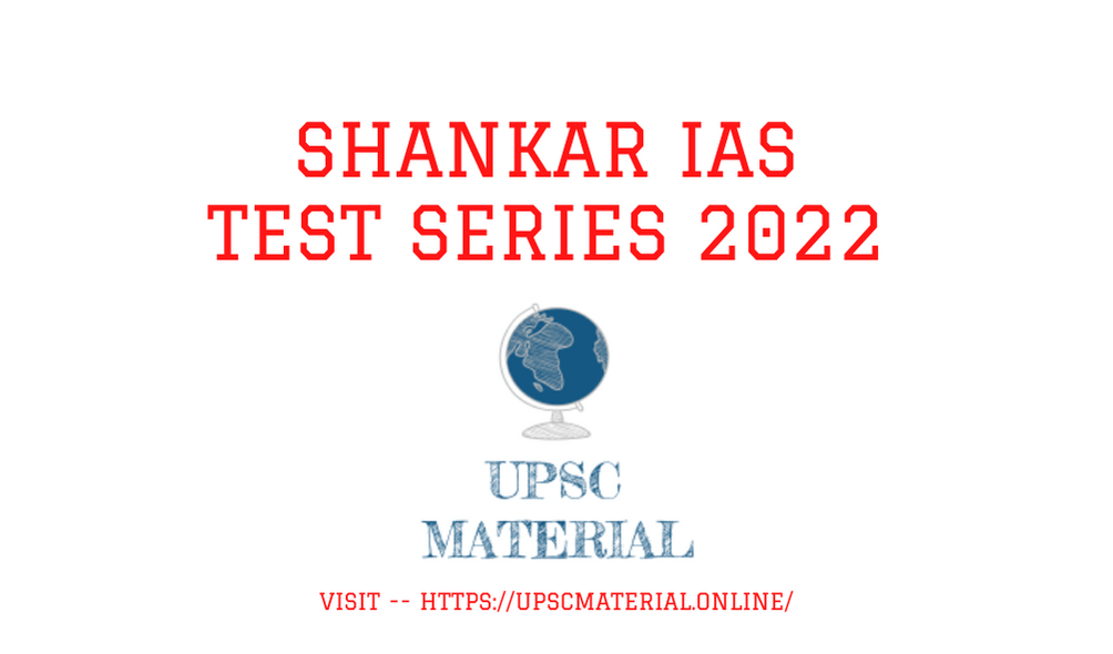 shankar ias test series